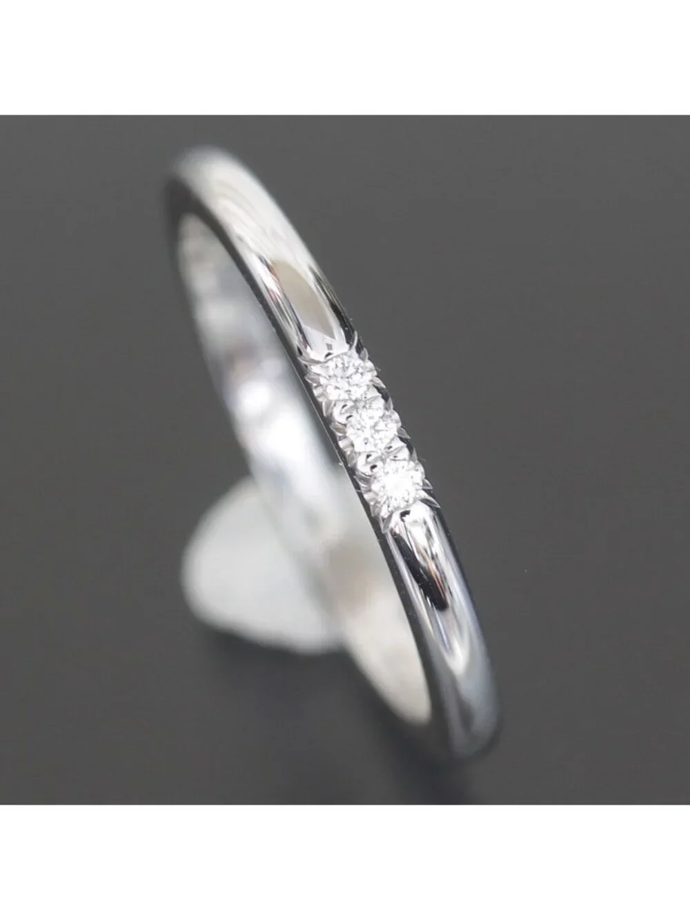 Tiffany & Co Forever Diamond Band Ring Platinum